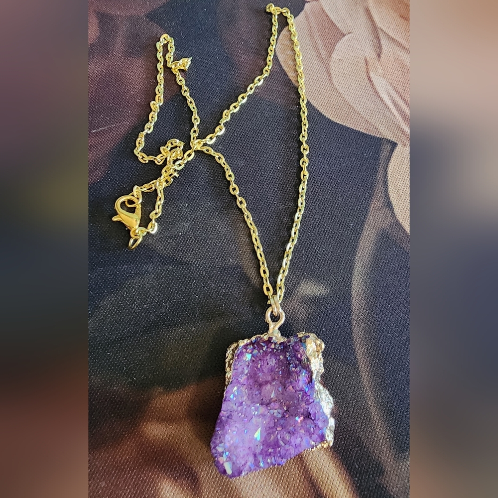 Gorgeous Custom Made Amethyst Necklace
